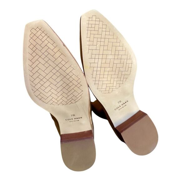 Cole Haan Naia Tan Suede Ankle Booties: Size 7 New - Picture 7 of 7